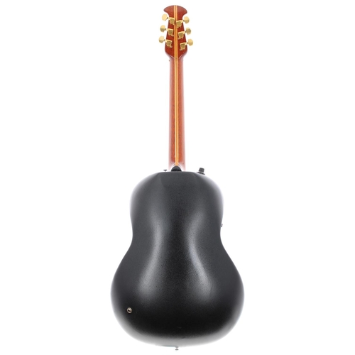 137 - 1975 Ovation Glen Campbell 1627-4 electro-acoustic guitar, made in USA, ser. no. 0xxxx6; Body: Lyrac... 