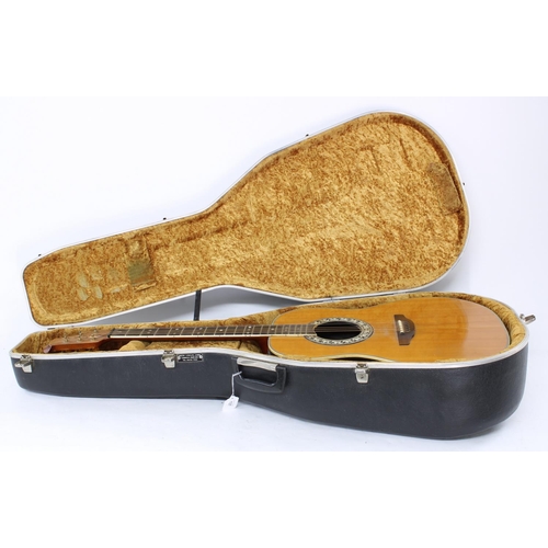 137 - 1975 Ovation Glen Campbell 1627-4 electro-acoustic guitar, made in USA, ser. no. 0xxxx6; Body: Lyrac... 