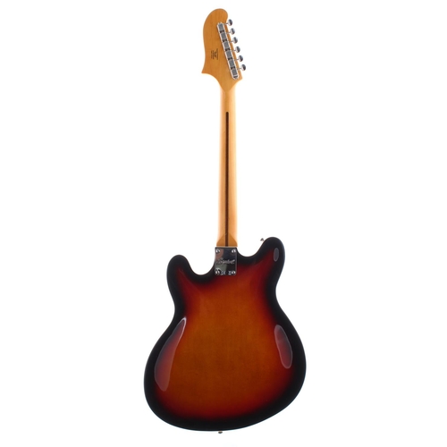 480I - Squier by Fender Starcaster semi-hollow body electric guitar, made in Indonesia; Finish: sunburst; F... 