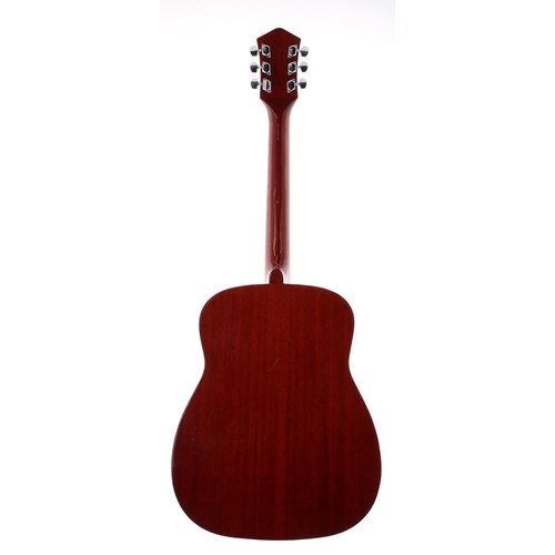 170 - Harmony Sovereign H6560A acoustic guitar; Back and sides: mahogany, various scratches and dings; Top... 