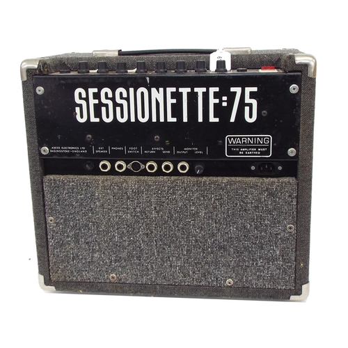 614 - Session Sessionette 75 guitar amplifier, made in England