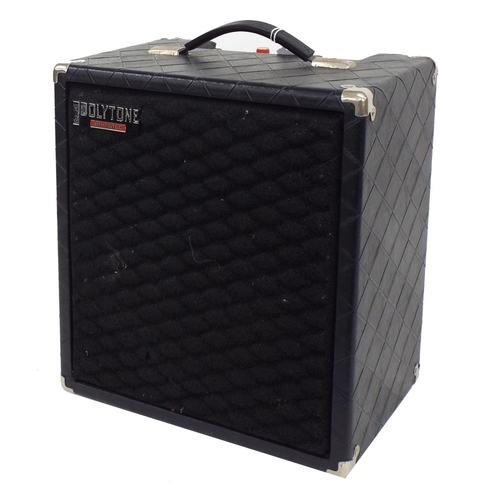 619 - Polytone Mini Brute II guitar amplifier, made in USA, extension speaker modification fitted, origina... 