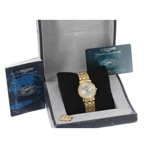 64 - Longines Presence gold plated and stainless steel gentleman's wristwatch, reference no. L4.720.2, si... 