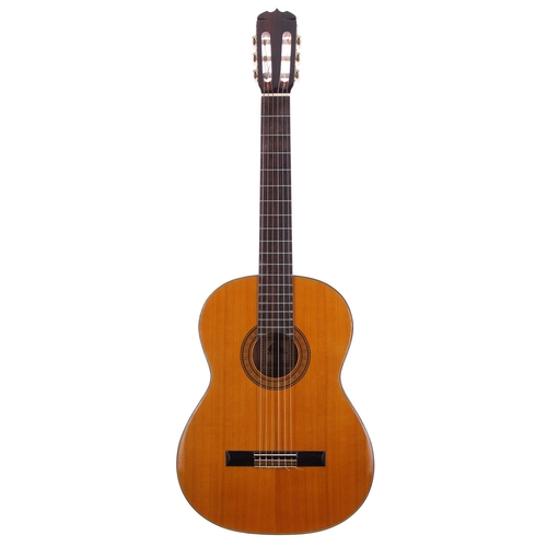 482 - 1978 Takamine C-132S classical guitar, made in Japan; Back and sides: rosewood; Top: natural cedar; ... 