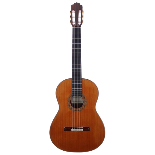 491 - 1994 Ricardo Sanchis Carpio Model 2A classical guitar, made in Spain; Back and sides: rosewood, surf... 