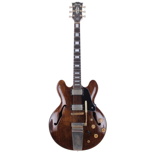 477 - Ibanez model 2457 ES-355 copy semi hollow body electric guitar, made in Japan, circa 1974; Body: wal... 