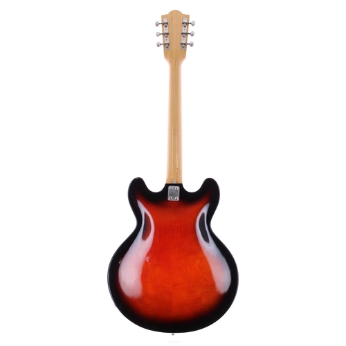 478 - 1970s Framus Atlantik electric guitar, made in Germany; Body: rose burst finish, minor marks; Neck: ... 