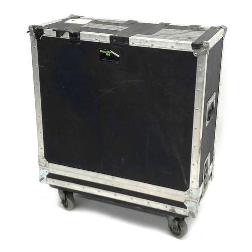 565 - Suede - amplifier flight case on wheels, previously used by the band Suede*Acquired by the vendor fr... 