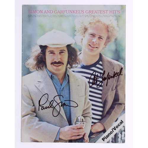 579 - Simon & Garfunkel - autograph Greatest Hits piano/vocal sheet music book