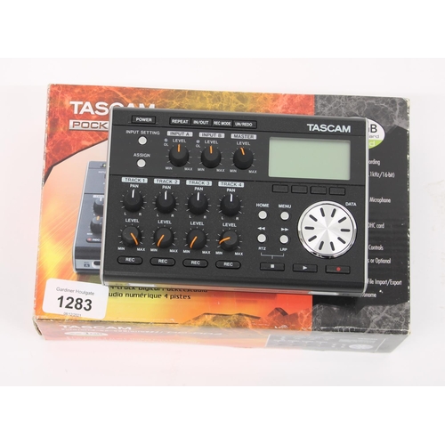 1283 - Tascam Pocketstudio DP-004 portable studio, boxed