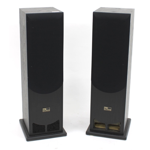 1293 - Pair of TDL Electronics RTL2 transmission line floor-standing hifi speakers