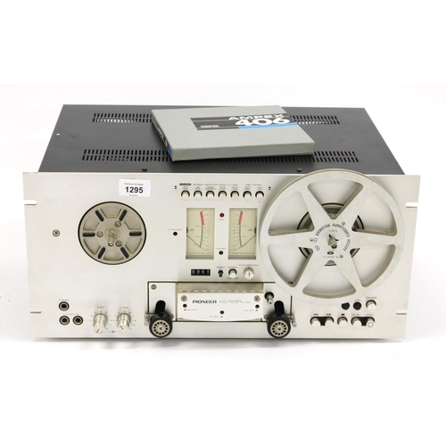 1295 - Pioneer RT707 reel-to-reel tape recorder, made in Japan, with an Ampex 406 tape (recently serviced)... 