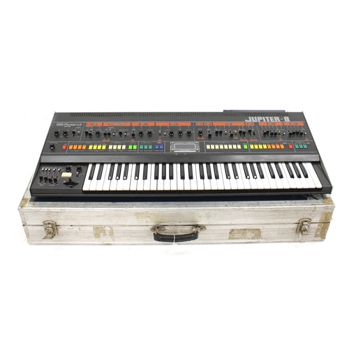 1301 - 1983 Roland Jupiter 8 JP-8 synthesizer keyboard, made in Japan, with original manual and within orig... 