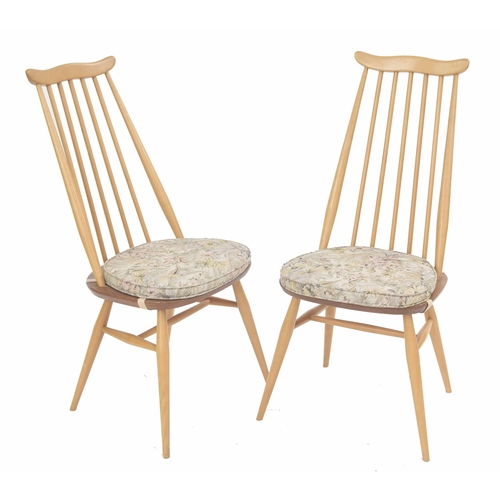 337 - Pair of Ercol Goldsmiths Windsor dining chairs, 17