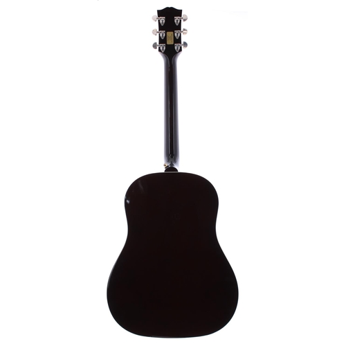 321 - 2008 Gibson J-160E acoustic guitar, made in USA, ser. no. 0xxxxx8; Back and sides: brown finish maho... 