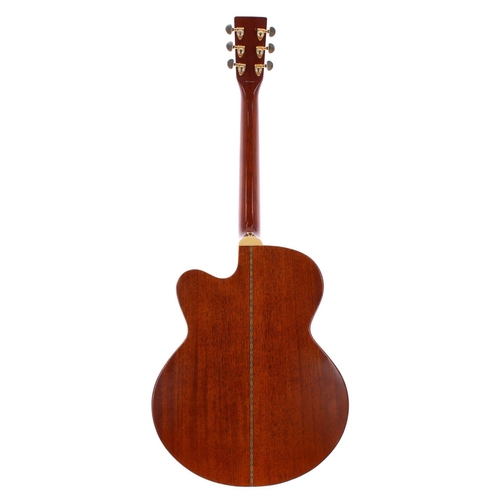 90 - Tanglewood SJ-5 electro-acoustic guitar, made in Korea; Body: natural finish, surface scratches and ... 