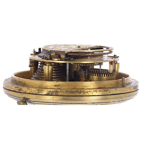 1308 - Good and unusual French ormolu small mantel clock timepiece, the movement signed Papillon, Abbeville... 