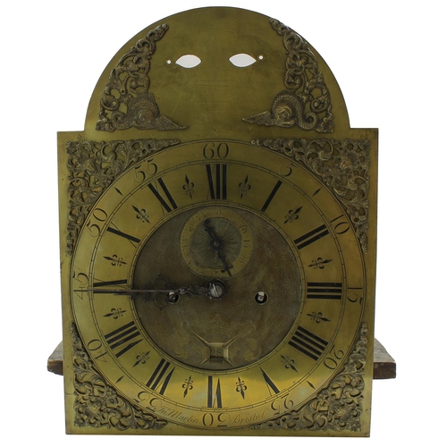 1836 - Oak eight day longcase clock, the 12