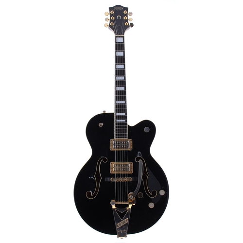 82 - 1990 Gretsch 6120 hollow body electric guitar, made in Japan, ser. no. 90xxxx-xx4; Finish: black ref... 