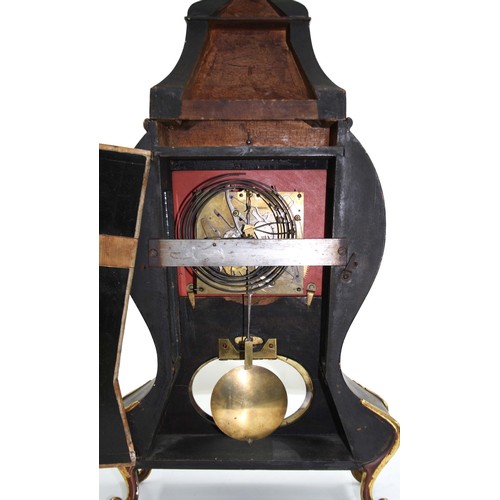 1519 - Swiss Louis XVI Neuchateloise bracket clock with bracket, the 9.75