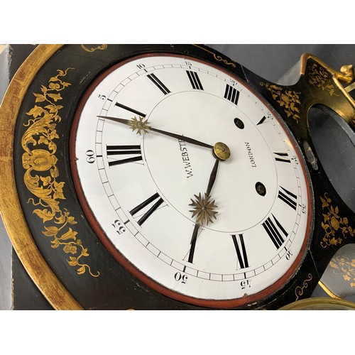 1519 - Swiss Louis XVI Neuchateloise bracket clock with bracket, the 9.75