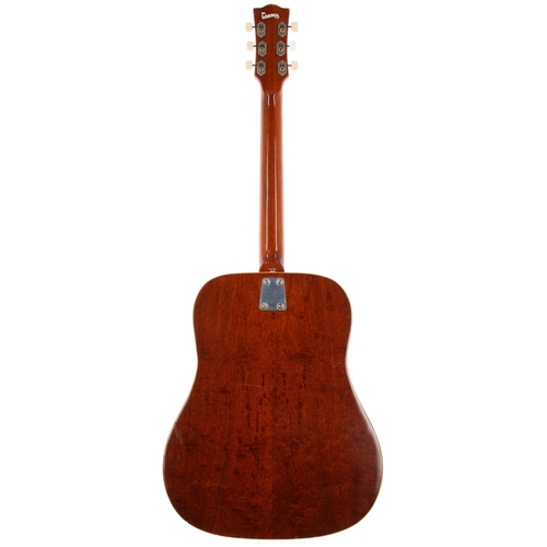 53 - Eko Ranger 6 acoustic guitar, made in Italy; Finish: natural, impact damage to treble side lower bou... 