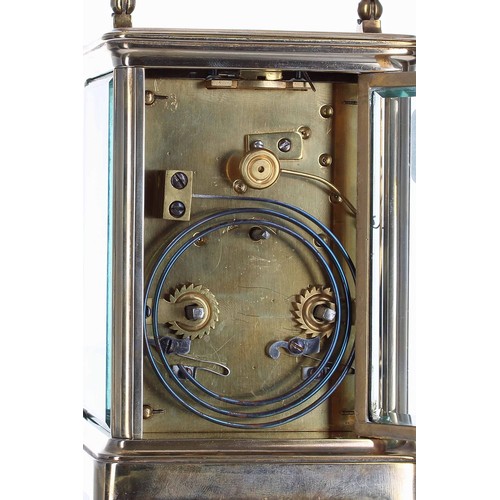 1238 - Repeater carriage clock striking on a gong, the 2.25