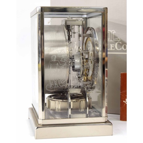 1352 - Rare Jaeger-LeCoultre limited edition commemorative Atmos clock made to celebrate the silver jubilee... 