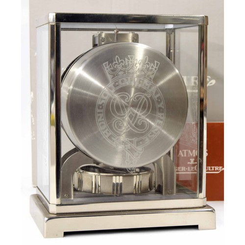 1352 - Rare Jaeger-LeCoultre limited edition commemorative Atmos clock made to celebrate the silver jubilee... 