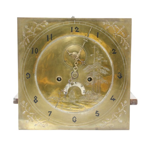 1845 - Oak eight day longcase clock, the 12