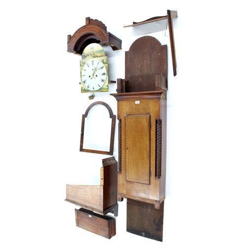 1840 - Mahogany eight day longcase clock, with 13