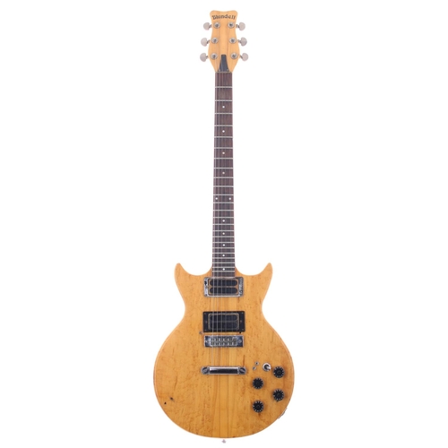 101 - Blundell Guitars Double-cut Custom electric guitar in need of restoration; Body: natural solid birds... 