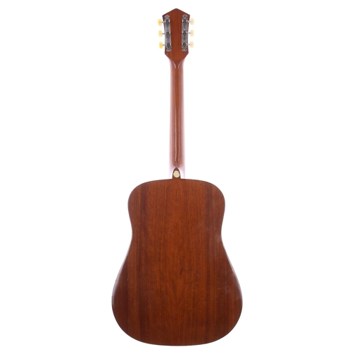 109 - Harmony H6860 acoustic guitar, made in Korea; Back and sides: mahogany, surface scratches; Top: lami... 