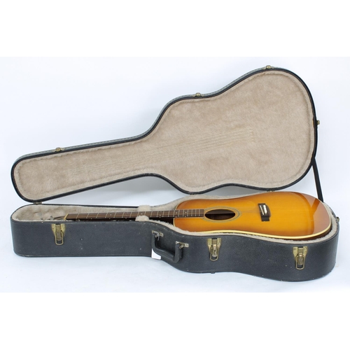 114 - Vega C.F. Martin licensed acoustic guitar, made in The Netherlands; Back and sides: mahogany, surfac... 