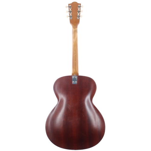 116 - 1970 Framus Texan M electro-acoustic guitar; Back and sides: laminated mahogany back, solid mahogany... 