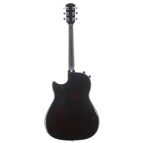 119 - Vester Stage Series electro-acoustic hybrid guitar; Finish: natural spruce top upon black back, ding... 