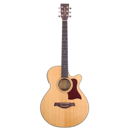 123 - Tanglewood TW45NS electro-acoustic guitar; Back and sides: laminated mahogany; Top: natural spruce; ... 