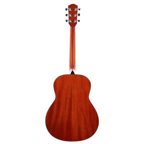 63 - Fender FR50 resonator acoustic guitar; Body: amber burst finish; Neck: good; Fretboard: pau ferro; F... 