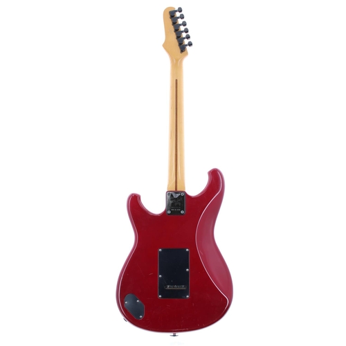 66 - 1985 Ibanez Allan Holdsworth AH-10 electric guitar, made in Japan, ser. no. H85xxx8; Body: wine red ... 