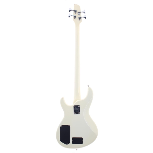 67 - Aria Pro II SB Integra bass guitar, made in Japan, circa 1986, Body: white finish, a few dings and s... 