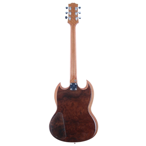 68 - Customised Epiphone SG electric guitar; Body: walnut veneered and refinished; Neck: refinished; Fret... 