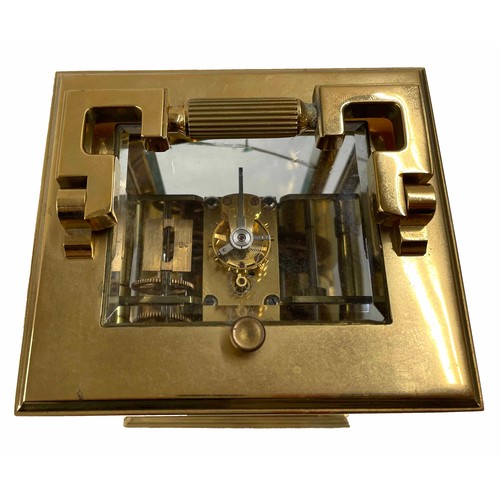 1247 - Charles Frodsham repeater carriage clock striking on a bell, the movement with eleven jewels, no. 00... 