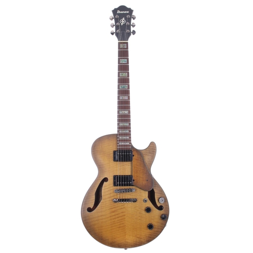 2006 Ibanez Artcore Series AGS83B-ATF-12-01 semi-hollow body electric  guitar, made in China; Finish: