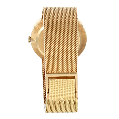 66 - Rolex Cellini 18ct yellow gold gentleman's wristwatch, serial no. 3932xxx, circa 1974, gilt dial wit... 