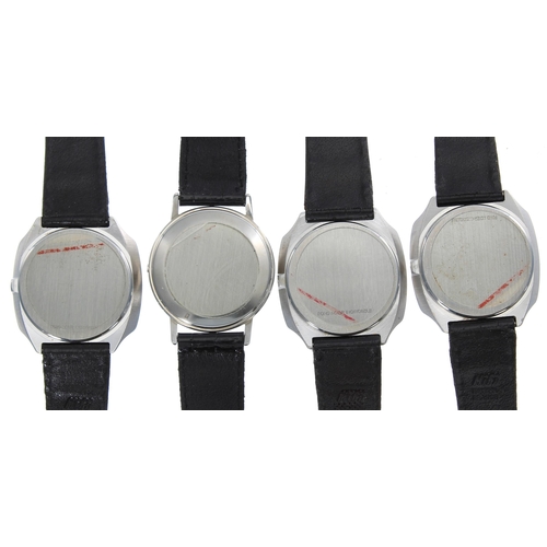 529 - Four Tissot Stylist Quartz wristwatches, each with Tissot tag and instruction booklet... 