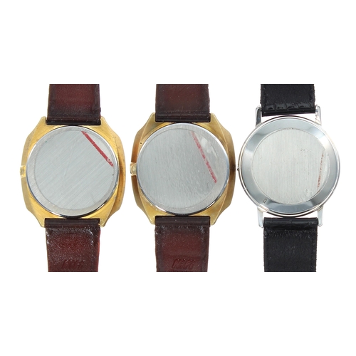 530 - Three Tissot Stylist Quartz wristwatches, each with Tissot tag and instruction booklet... 