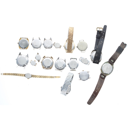 538 - Selection of wristwatches to include Newmark; Rotary, Duward Aquastar; Accurist Marinograf; Starlon ... 