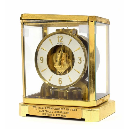 1355 - Jaeger-LeCoultre Atmos clock in need of restoration, ser. no. 165681, 9.75