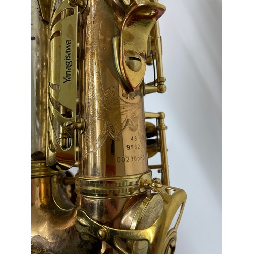 Fine 'Peter King' model Yanagisawa A-9932Z alto saxophone with 