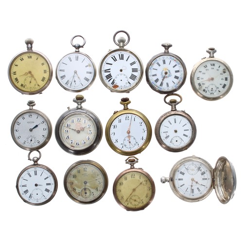 485 - Thirteen various pocket watches for repair (13)